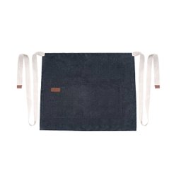 Avental de Cintura Jeans Algodao Cafeteria Bar Vegano 2un - 5