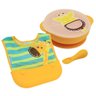 Kit Alimentação Com Tigela, Babador e Colher Girafa - 2
