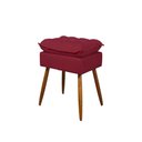 Ver imagem 6 de Kit Luxo 02 Poltronas Amamentação Suede + 1 Puff Pés Palito Cor:marsala