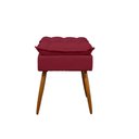 Ver imagem 7 de Kit Luxo 02 Poltronas Amamentação Suede + 1 Puff Pés Palito Cor:marsala
