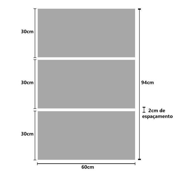 Quadro Decorativo Filtro Dos Sonhos Vertical 3 Peças - 6