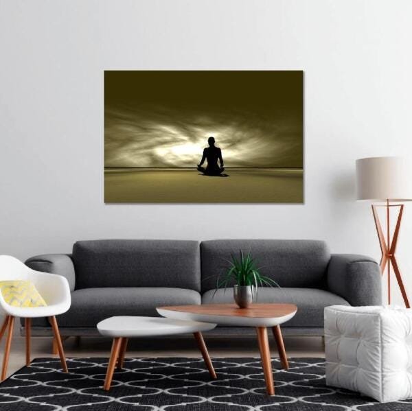Quadro Dente De Leão Flor Decorativa Para Quarto Hall 90X60 - 3
