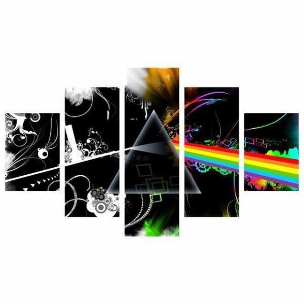 Quadro Capa Cd Pink Floyd Decor Banda Música 160X80 - 1