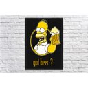 Ver imagem 3 de Quadro Decorativo Cerveja Homer Bebidas Bar Churrasco G01