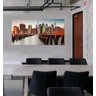 Duo De Quadros Canvas New York City Midiapoparte 125X60Cm - 2
