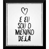 Kit 3 Quadros Decorativos Frases Amor Love 25X30Cm Com Vidro - 1