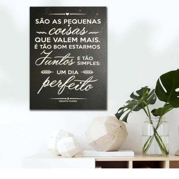 Quadro Frase Renato Russo Retrô Vintage Decoração - 3