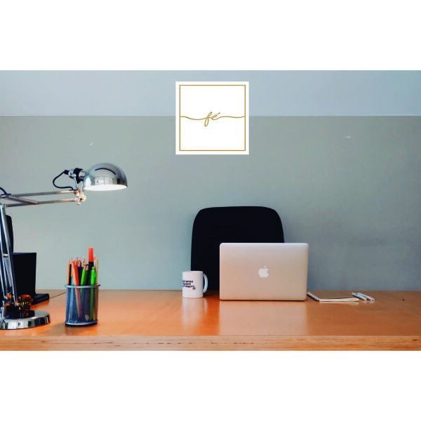 Quadro Decorativo Inspirador Para Quartos E Sala - Fé - 1