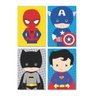 Quadro Super Heróis Marvel Baby Homem Aranha Capitao Batman Super Homem 22X30 - 1