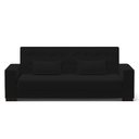 Ver imagem 3 de Sofá Cama 02 lugares Lisboa Linho Preto A79 - D’Rossi