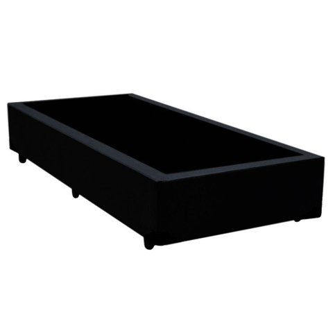 Cama Box Solteiro Sintético Sereneprime Preto 88x188x40