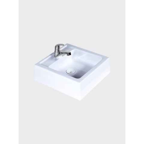 Cuba para Banheiro de Sobrepor 35cm Branco Chanel - On Móveis