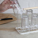 Ver imagem 5 de Escorredor de Copo de Metal com Alça Porta Copos Suporte 6 Copos Metalla Branco