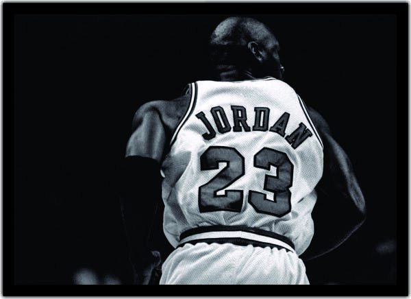 Quadro Decorativo Michael Jordan Basquete Esporte Moldura G1 - 1