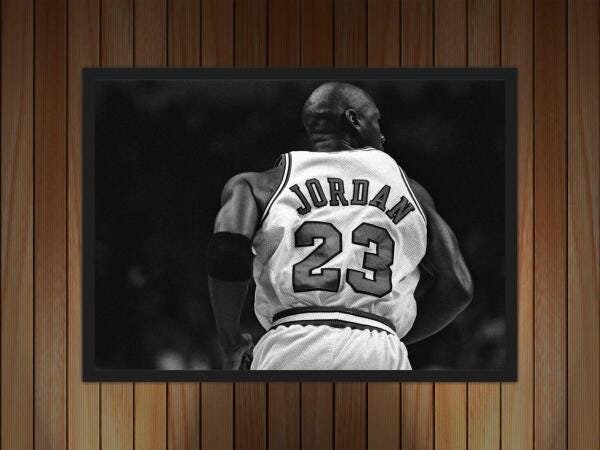 Quadro Decorativo Michael Jordan Basquete Esporte Moldura G1 - 2