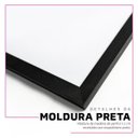Ver imagem 4 de Quadro Cazuza Frase Para Sala Com Moldura Moderna P&B