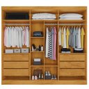 Ver imagem 2 de Guarda Roupa Casal 6 Portas 6 Gavetas - Oslo-peroba/off White - Made Marcs