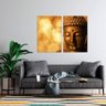 Quadro Arte Buda Lights Conjunto Para Sala Spa decorativo - 2