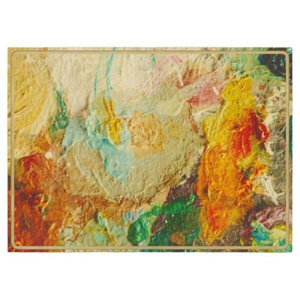 Quadro Trenddecor Abstrato11 Borda Vazada 75X50Cm - 1