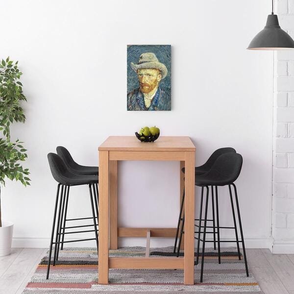 Quadro Van Gogh Autorretrato 01 Artístico Decorativo Sala - 2