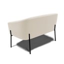 Ver imagem 5 de Sofá Namoradeira 2 Lugares Pé Ferro Preto Stella Bouclê D03 - D'rossi