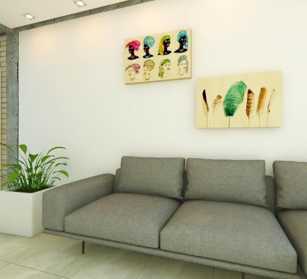 Quadro Trenddecor Alternativo03 Borda Lisa 75X50Cm - 2