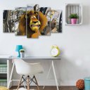 Ver imagem 3 de Quadro Decorativo Desenho Infantil Mandagascar Varias Peças