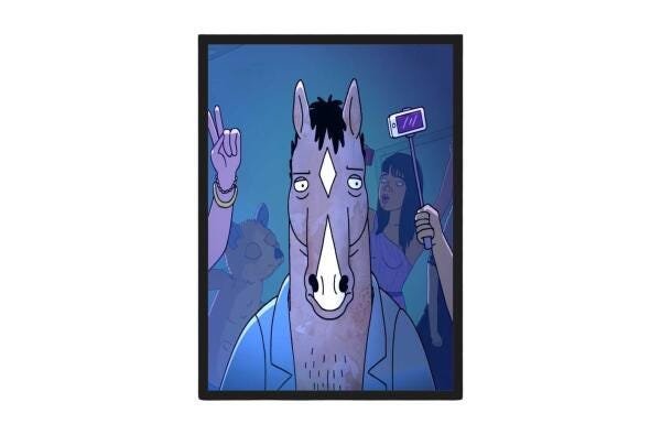 Quadro Anime Bojack Horseman Desenho com Moldura G01 - 3