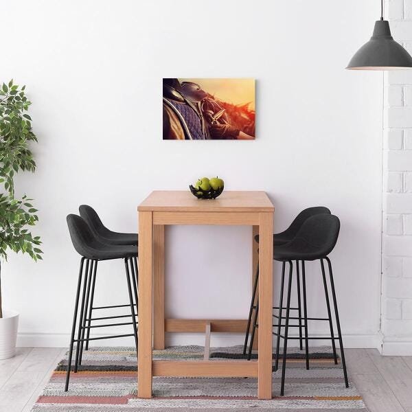 Quadro Decorativo Cavalo Cela Sunset Moderno Para Sitio Sala - 2
