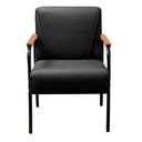 Ver imagem 2 de Poltrona Jade Cadeira Moderna Decoração Sala, Recepção - Veludo Preto