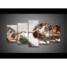 Quadro Decorativo 129X63 Sala Quarto A Criação Michelangelo - 5