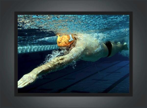 Quadro Decorativo Natação Esporte Com Moldura G01 - 3