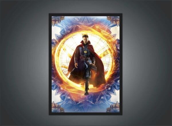 Quadro Decorativo Doutor Estranho Cinema Filmes Moldura G01 - 2