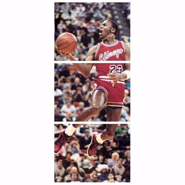 Quadro Nba Michael Jordan Jogador De Basquete 50X125 - 1