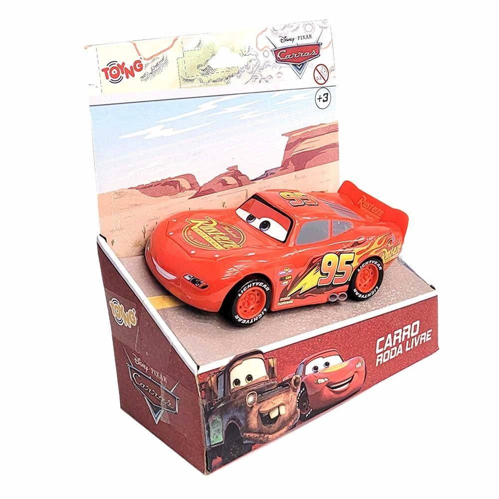 Carrinho Brinquedo 13cm Roda Livre Filme Os Carros Disney Pixar:relâmpago Mcqueen - 4