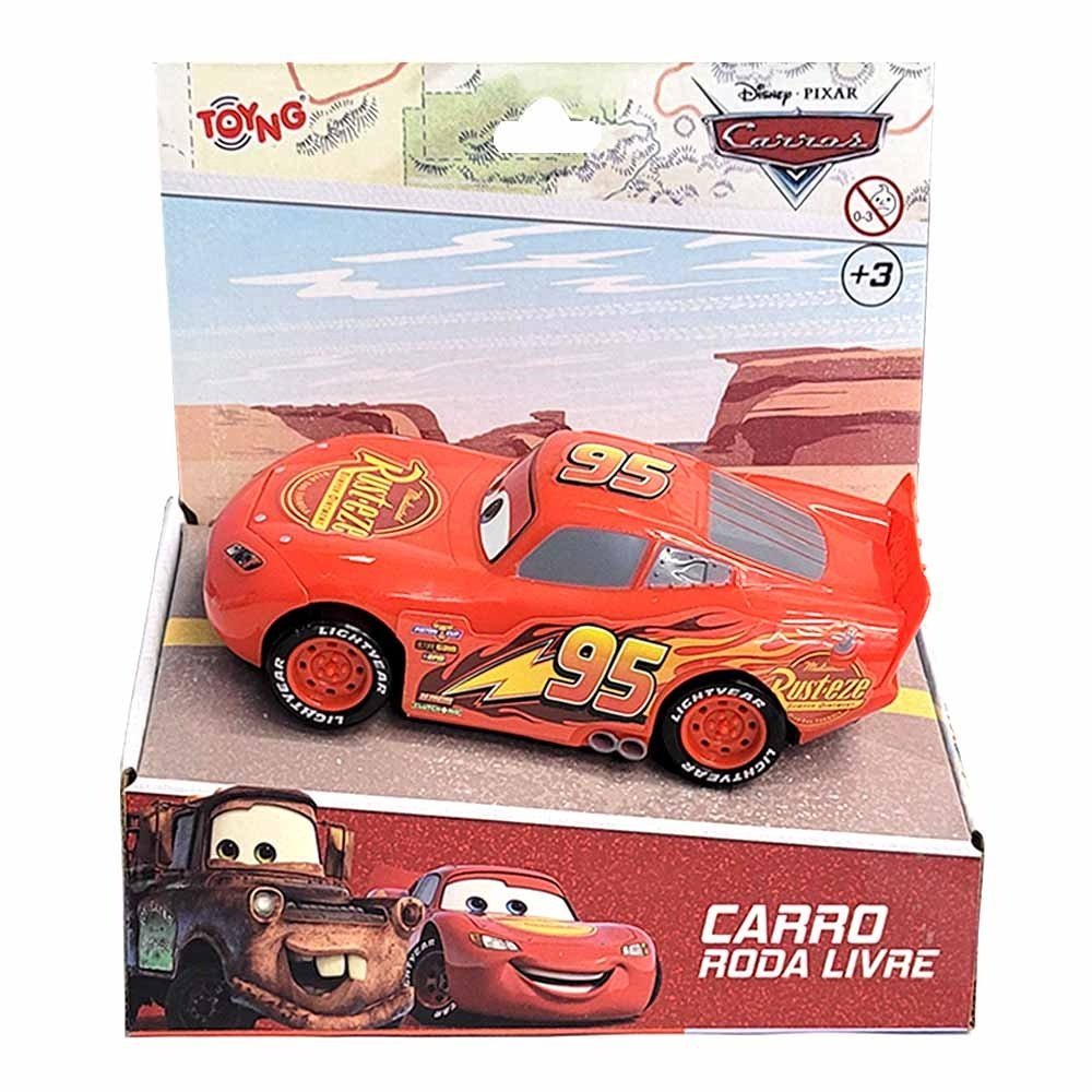 Carrinho Brinquedo 13cm Roda Livre Filme Os Carros Disney Pixar:relâmpago Mcqueen - 3