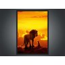 Quadro O Rei Leão Cinema Filmes Com Moldura G02 - 2