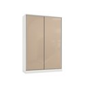 Ver imagem 1 de Guarda Roupa 2 Portas de Correr 158cm N537 Kappesberg - Branco/macadâmia