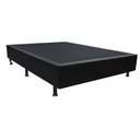 Ver imagem 1 de Base Box para Cama Viúva 128x188cm Liz S05 Sintético Preto - Mpozenato