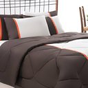 Ver imagem 5 de Enxoval Edredom + Jogo de Cama King Aconchego Premium 06 Peças - Marrom- Palha