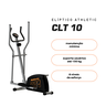 Elíptico Athletic CLT 10 8 Níveis Magnéticos Suporta 150kg Design Funcional Braços Articulados para  - 2