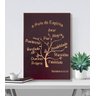 Quadro Fruto Espírito Gálatas Biblia Salmo- Entalhado Madeira - 3