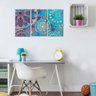 Quadro Decorativo Mandala Moderna Azul - 3