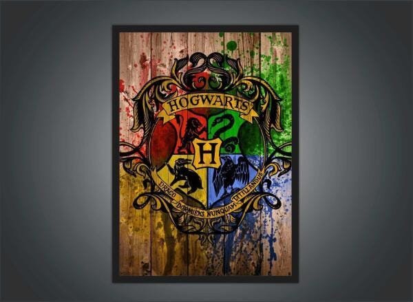 Quadro Decorativo Harry Potter Cinema Filmes Geek Moldura G2 - 2
