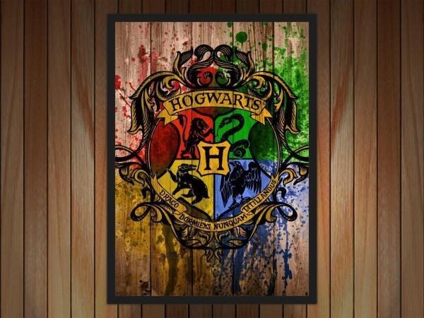 Quadro Decorativo Harry Potter Cinema Filmes Geek Moldura G2 - 3