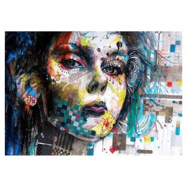 Quadro Arte Moderna Minjae Lee Decoraçao 65X50 - 1