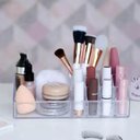 Ver imagem 6 de Kit Organizador de Maquiagem Acrílico e Colmeia de Gavetas G Multiuso