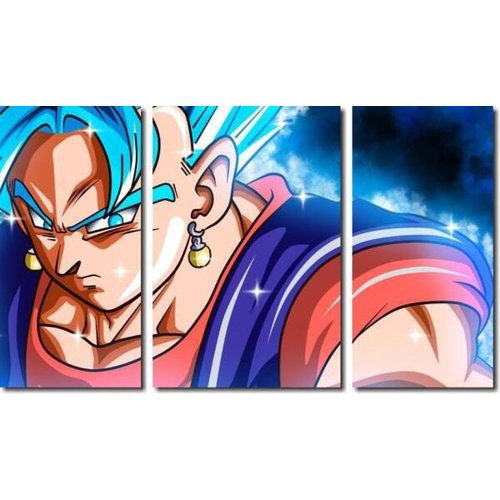 Quadro Decorativo Dragon Ball Goku Super Sayajin 1 Peça M23