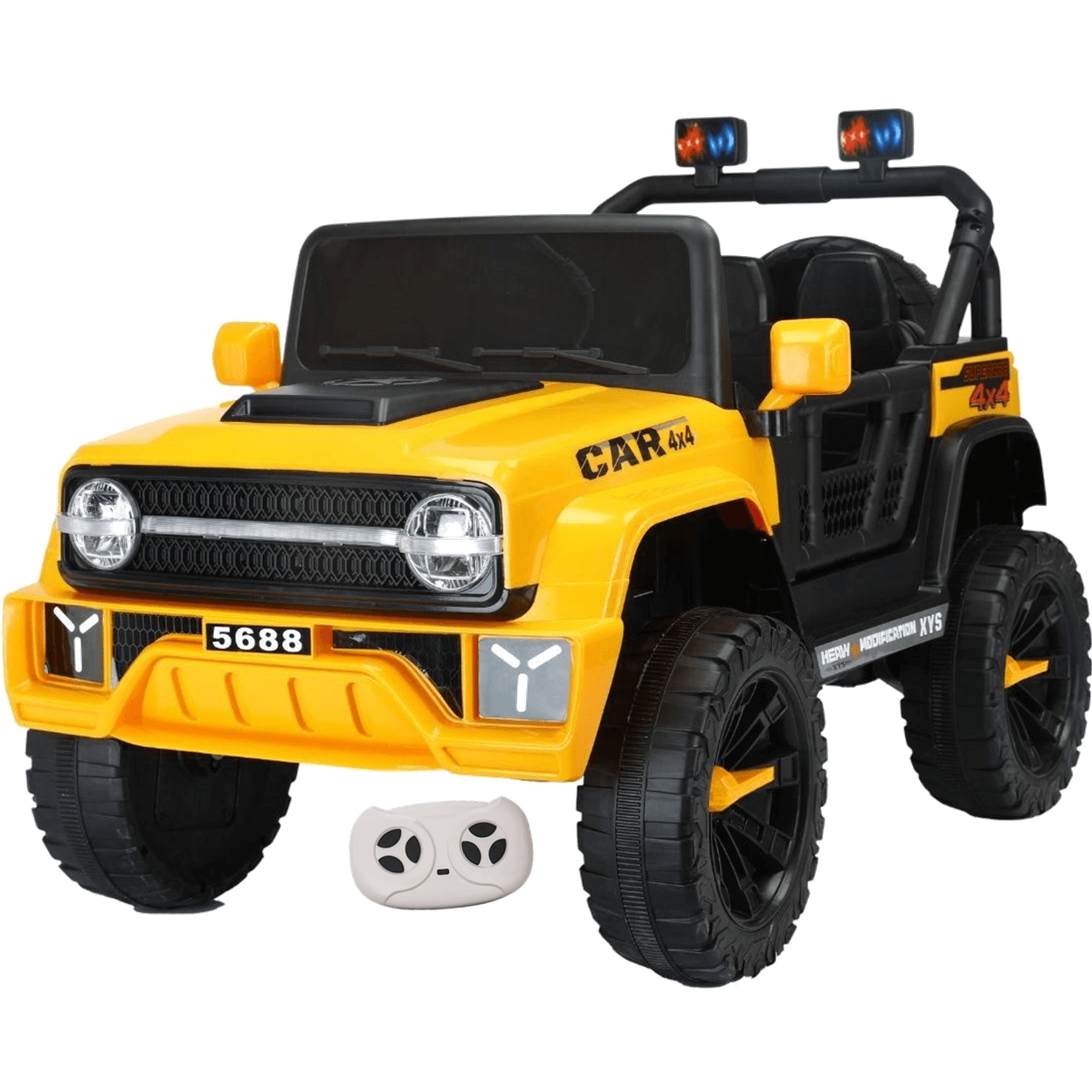 Carro Eletrico Infantil Meninas Controle Luz Som Jeep Rosa