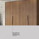 Ver mais imagens de Guarda Roupa Casal 4 Portas e 3 Gavetas Grécia - Amêndola Touch